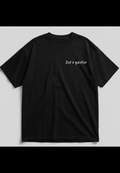 “FLIRT” OVERSIZE T-SHIRT -BLACK-