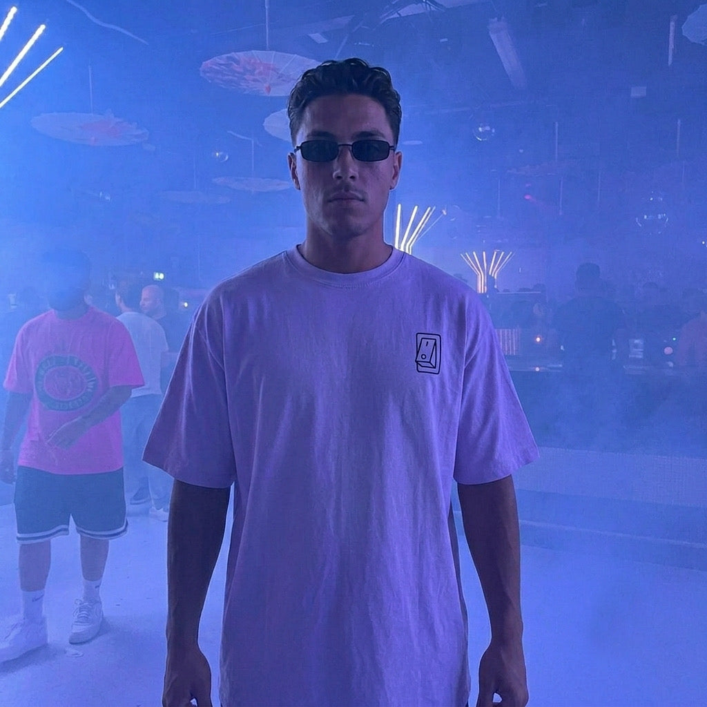 “BPM” T-SHIRT A CONTROLLO MANUALE  -WHITE-