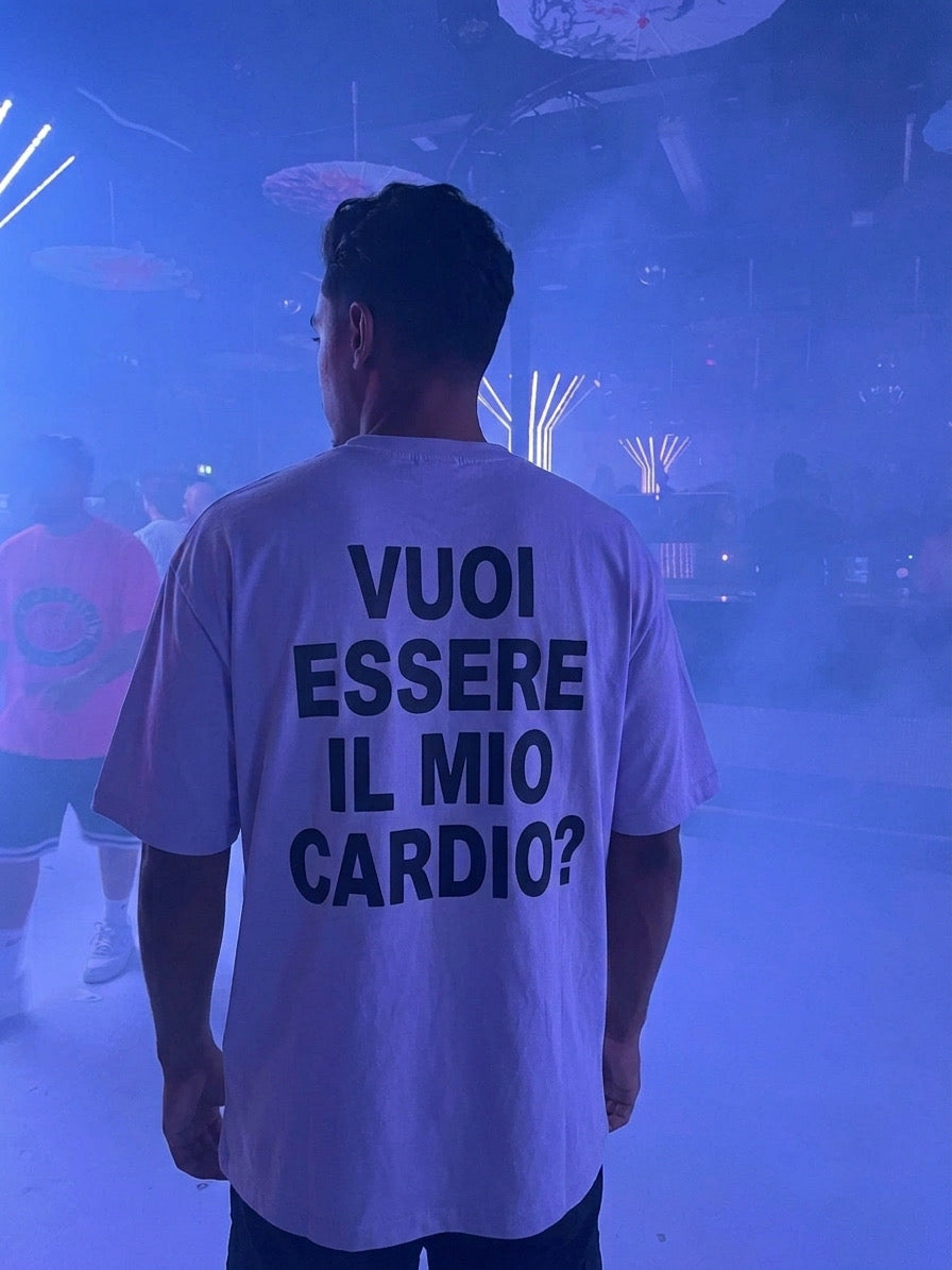 “BPM” T-SHIRT A CONTROLLO MANUALE  -WHITE-