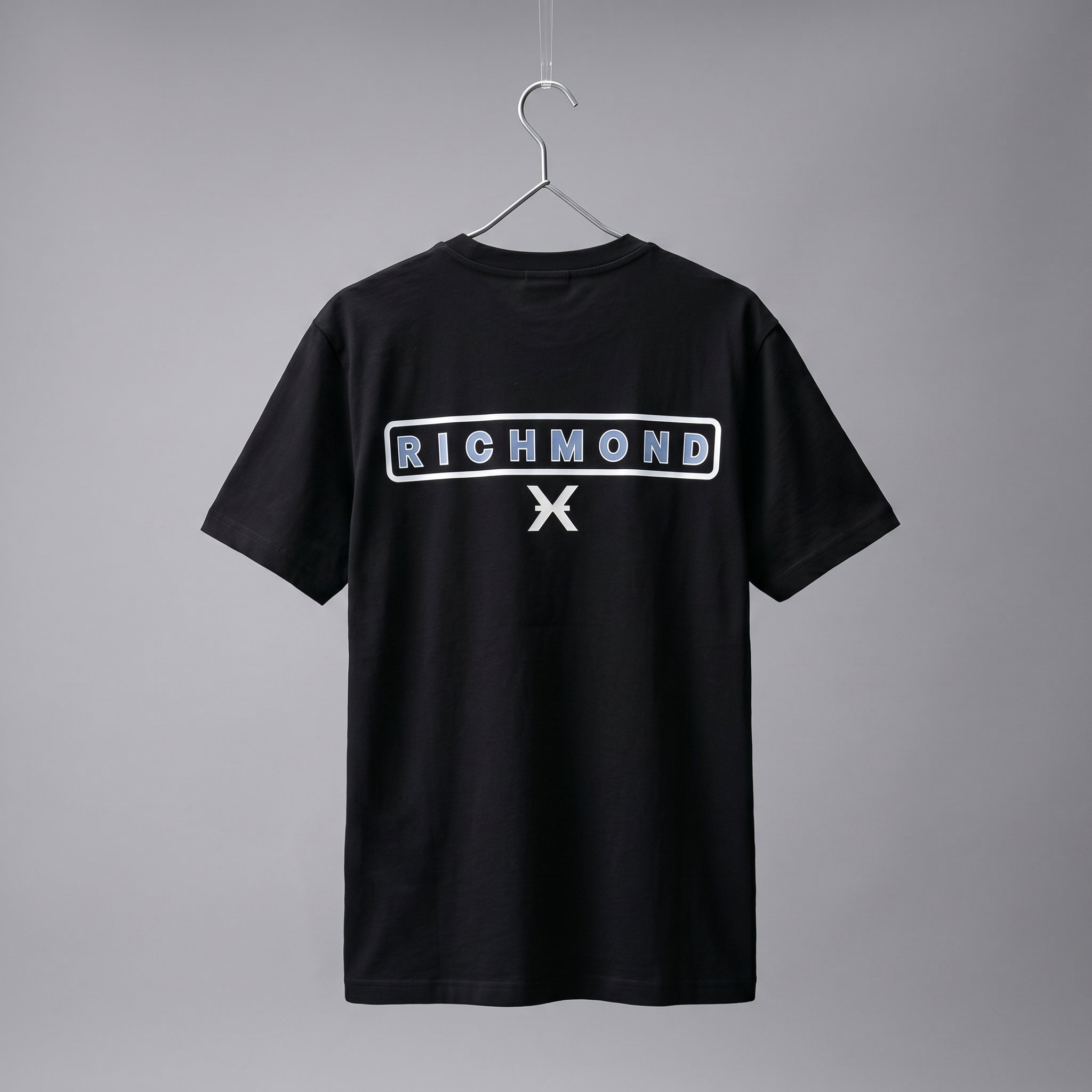 T-shirt John Richmond X con Logo "Box" Ricamato in Spugna