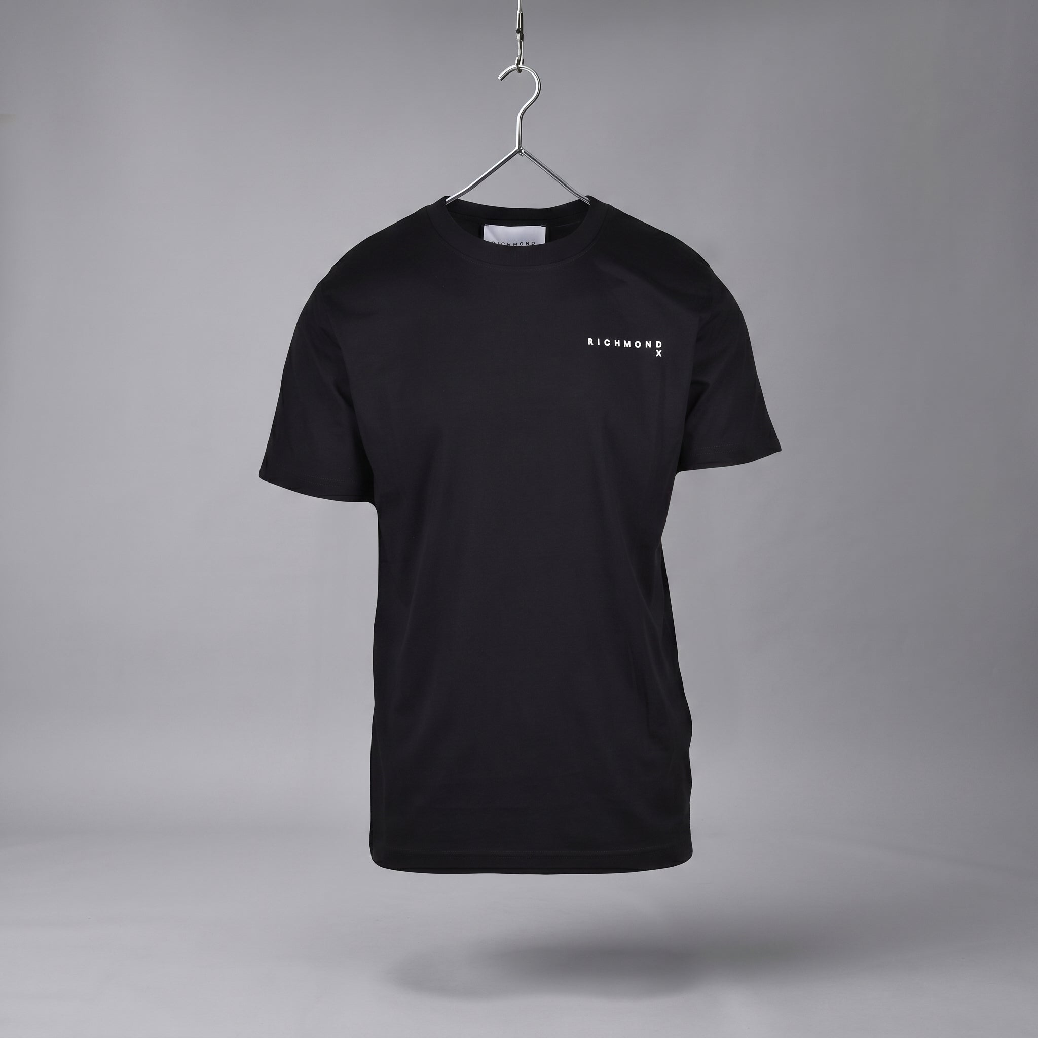 T-shirt John Richmond X con Logo "Box" Ricamato in Spugna